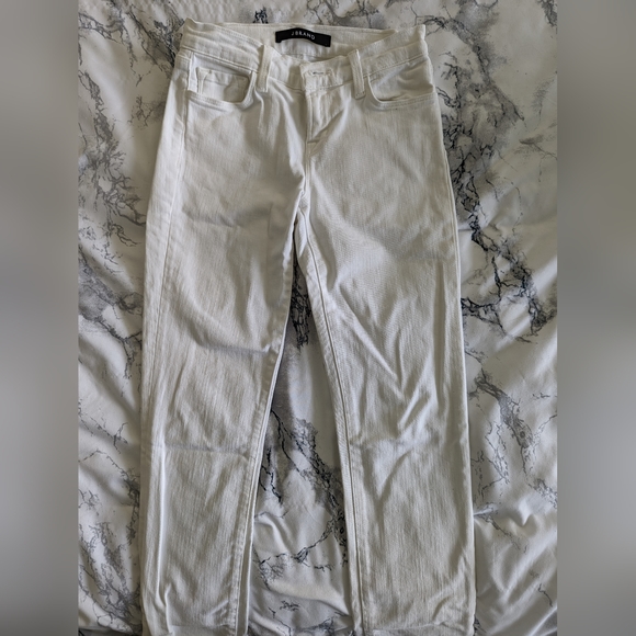 J Brand White Skinny Jeans 24 - Picture 2 of 5